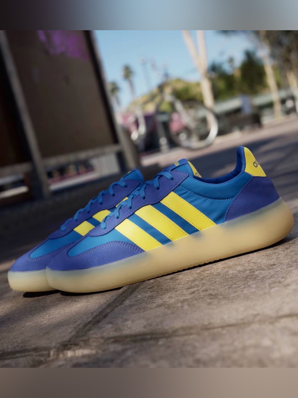 Adidas Barreda Decode Bright Royal/Yellow/Team Royal Blue Size 9.5 men